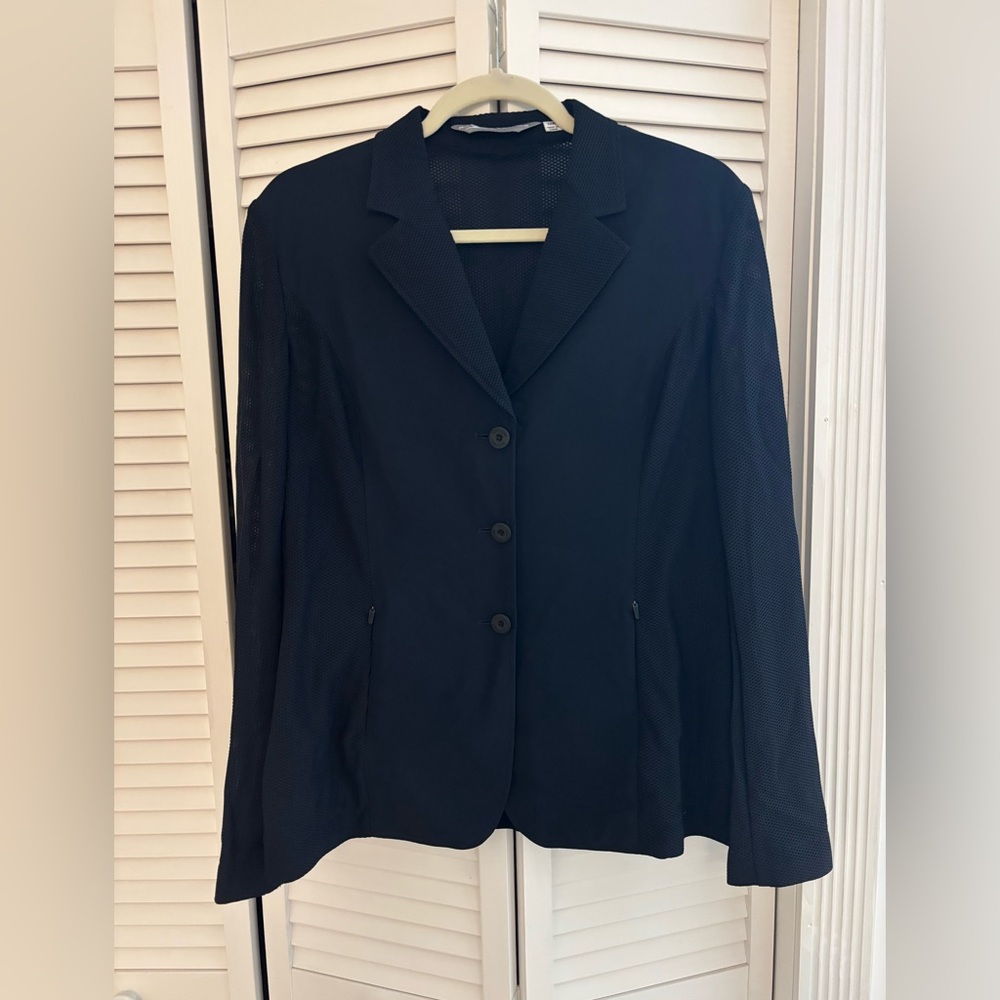 R.J. Classics Harmony Mesh Show Coat / Size 12R / Navy